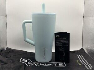 BrüMate Era Leakproof Straw Tumbler 30oz Light Blue With Lid, Straw, Handle